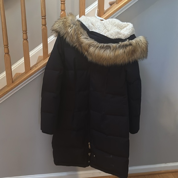 Sam Edelman Fur Trim Hooded Puffer Coat - Picture 5 of 6
